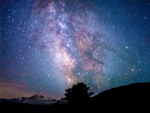 Sky with stars
